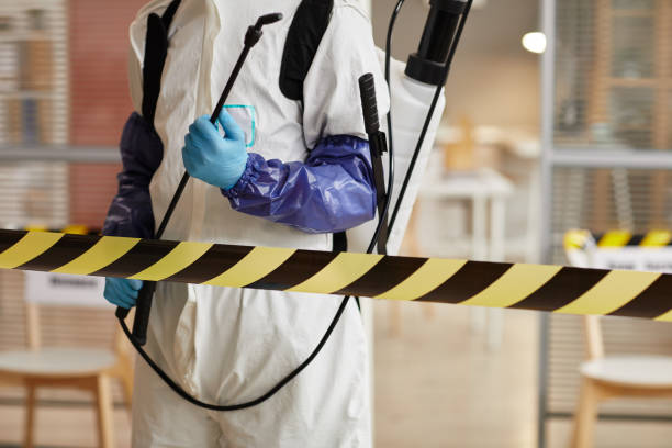 Professional Sewage Cleanup technician working in McKittrick, CA